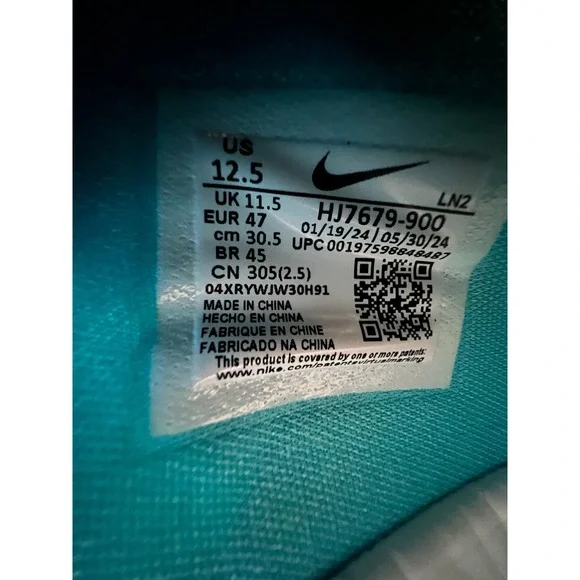Nike‎ GT Hustle 3 Paige Bueckers Basketball Shoes HJ7679-900 Men's 12.5
